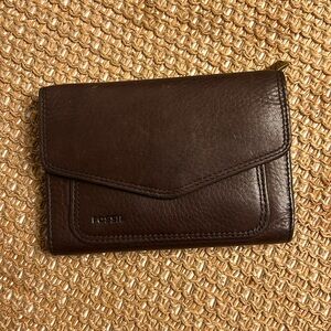 Fossil Genuine Brown Leather Wallet